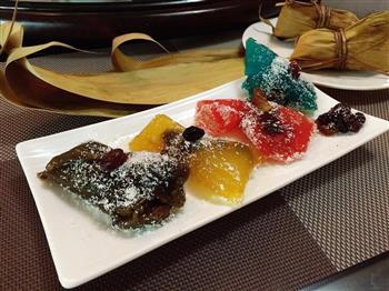 彩色椰蓉果粒粽怎么做，彩色椰蓉果粒粽怎么做好吃，彩色椰蓉果粒粽做法