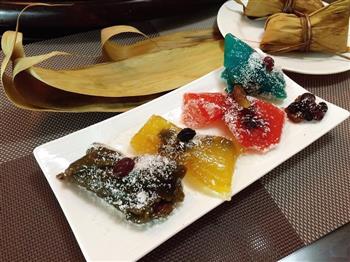 彩色椰蓉果粒粽怎么做，彩色椰蓉果粒粽怎么做好吃，彩色椰蓉果粒粽做法