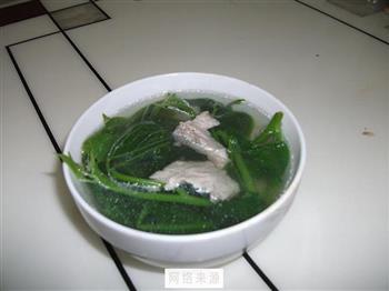 瘦肉番薯叶汤怎么做，瘦肉番薯叶汤怎么做好吃，瘦肉番薯叶汤做法