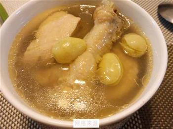 白果炖鸡汤怎么做，白果炖鸡汤怎么做好吃，白果炖鸡汤做法