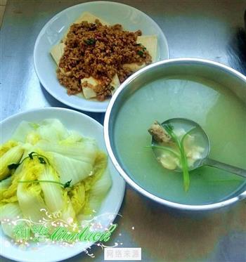 排骨豆腐汤娃娃菜怎么做，排骨豆腐汤娃娃菜怎么做好吃，排骨豆腐汤娃娃菜做法