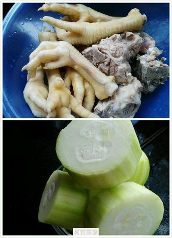 节瓜眉豆猪骨鸡脚汤怎么做，节瓜眉豆猪骨鸡脚汤怎么做好吃，节瓜眉豆猪骨鸡脚汤做法