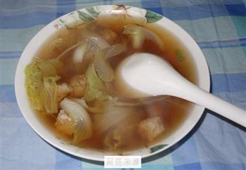 白菜丸子汤怎么做，白菜丸子汤怎么做好吃，白菜丸子汤做法