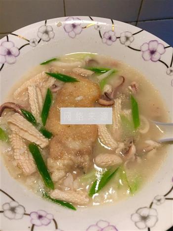 泡鱿鱼粥怎么做，泡鱿鱼粥怎么做好吃，泡鱿鱼粥做法