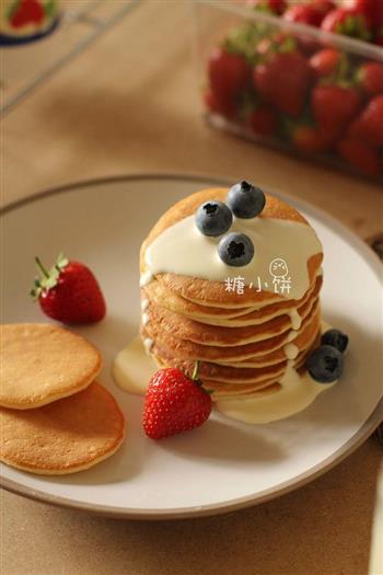 奶油松饼pancake怎么做，奶油松饼pancake怎么做好吃，奶油松饼pancake做法