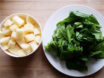 苹果油菜汁怎么做，苹果油菜汁怎么做好吃，苹果油菜汁做法