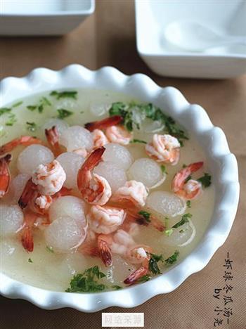 虾球冬瓜汤怎么做，虾球冬瓜汤怎么做好吃，虾球冬瓜汤做法