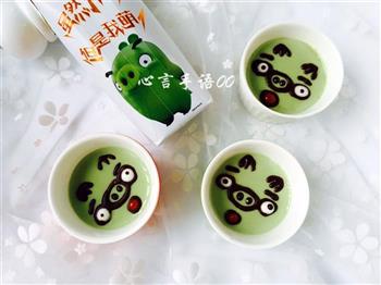 绿色小猪布丁怎么做，绿色小猪布丁怎么做好吃，绿色小猪布丁做法