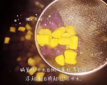 双色芋圆烧仙草怎么做，双色芋圆烧仙草怎么做好吃，双色芋圆烧仙草做法