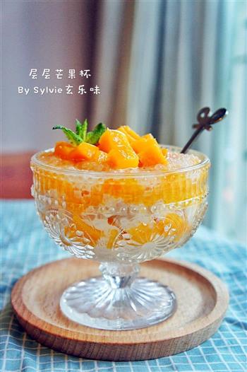 层层芒果杯怎么做，层层芒果杯怎么做好吃，层层芒果杯做法