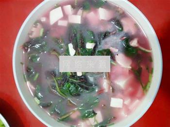 红觅菜煮豆腐汤怎么做，红觅菜煮豆腐汤怎么做好吃，红觅菜煮豆腐汤做法