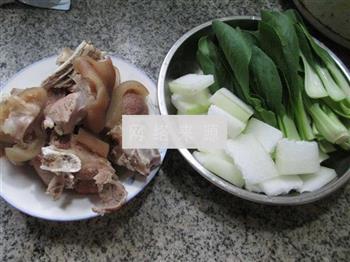 青菜冬瓜蹄髈汤怎么做，青菜冬瓜蹄髈汤怎么做好吃，青菜冬瓜蹄髈汤做法