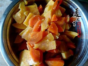胡萝卜红薯球怎么做，胡萝卜红薯球怎么做好吃，胡萝卜红薯球做法