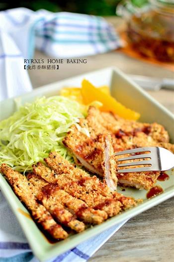 免炸香酥猪排怎么做，免炸香酥猪排怎么做好吃，免炸香酥猪排做法