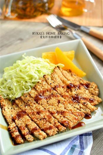 免炸香酥猪排怎么做，免炸香酥猪排怎么做好吃，免炸香酥猪排做法