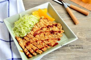 免炸香酥猪排怎么做，免炸香酥猪排怎么做好吃，免炸香酥猪排做法