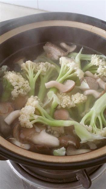 灰灰的花菜蘑菇排骨汤怎么做，灰灰的花菜蘑菇排骨汤怎么做好吃，灰灰的花菜蘑菇排骨汤做法