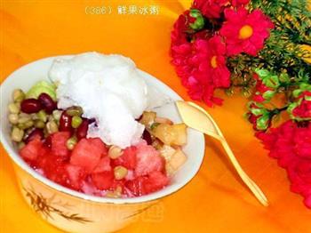 鲜果冰粥怎么做，鲜果冰粥怎么做好吃，鲜果冰粥做法