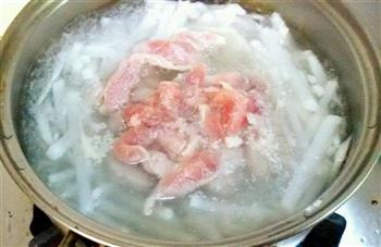 白萝卜肉丝汤-冬天的味道怎么做，白萝卜肉丝汤-冬天的味道怎么做好吃，白萝卜肉丝汤-冬天的味道做法