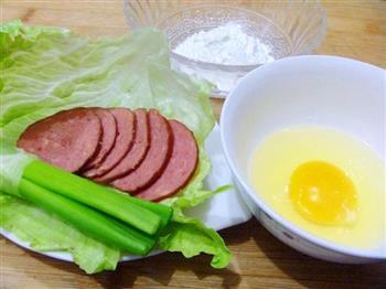 火腿双色鸡蛋饼怎么做，火腿双色鸡蛋饼怎么做好吃，火腿双色鸡蛋饼做法