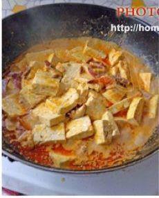 红咖喱鲜虾豆腐怎么做，红咖喱鲜虾豆腐怎么做好吃，红咖喱鲜虾豆腐做法