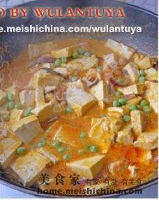 红咖喱鲜虾豆腐怎么做，红咖喱鲜虾豆腐怎么做好吃，红咖喱鲜虾豆腐做法