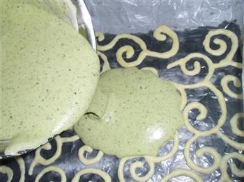 唐草抹茶卷怎么做，唐草抹茶卷怎么做好吃，唐草抹茶卷做法