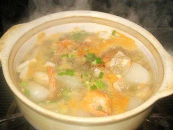 蘑菇海虾萝卜汤怎么做，蘑菇海虾萝卜汤怎么做好吃，蘑菇海虾萝卜汤做法