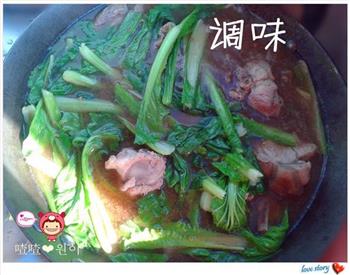 小白菜排骨酱汤怎么做，小白菜排骨酱汤怎么做好吃，小白菜排骨酱汤做法