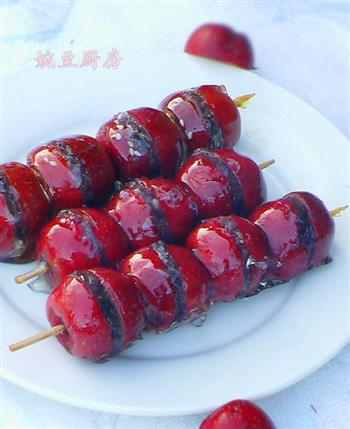 豆沙冰糖葫芦怎么做，豆沙冰糖葫芦怎么做好吃，豆沙冰糖葫芦做法