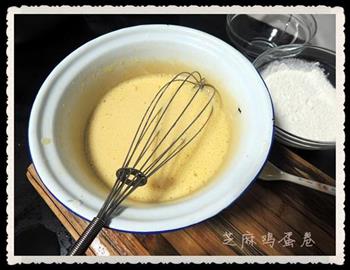 芝麻鸡蛋卷怎么做，芝麻鸡蛋卷怎么做好吃，芝麻鸡蛋卷做法