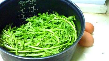 茼蒿与鸡蛋怎么做，茼蒿与鸡蛋怎么做好吃，茼蒿与鸡蛋做法