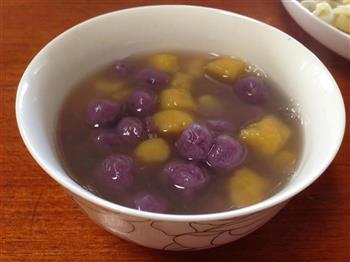 双色姜糖小圆子怎么做，双色姜糖小圆子怎么做好吃，双色姜糖小圆子做法