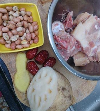 花生莲藕猪尾汤怎么做，花生莲藕猪尾汤怎么做好吃，花生莲藕猪尾汤做法