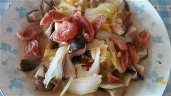 腊肉香菇娃娃菜怎么做，腊肉香菇娃娃菜怎么做好吃，腊肉香菇娃娃菜做法