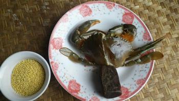 河蟹红糖糯小米粥怎么做，河蟹红糖糯小米粥怎么做好吃，河蟹红糖糯小米粥做法
