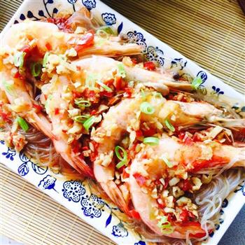 蒜蓉开背蒸虾怎么做，蒜蓉开背蒸虾怎么做好吃，蒜蓉开背蒸虾做法