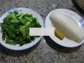 咖喱天菜芯煮年糕怎么做，咖喱天菜芯煮年糕怎么做好吃，咖喱天菜芯煮年糕做法