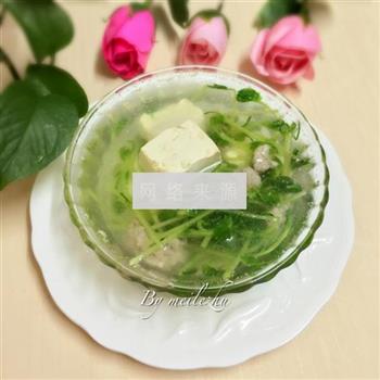 肉末豆苗豆腐汤怎么做，肉末豆苗豆腐汤怎么做好吃，肉末豆苗豆腐汤做法