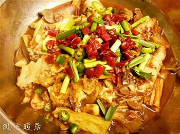 香辣支竹焖鱼块怎么做，香辣支竹焖鱼块怎么做好吃，香辣支竹焖鱼块做法