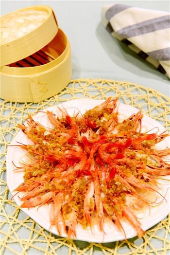 粤菜-蒜蓉粉丝蒸开边虾怎么做，粤菜-蒜蓉粉丝蒸开边虾怎么做好吃，粤菜-蒜蓉粉丝蒸开边虾做法