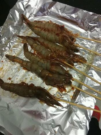 香辣酱烤虾串怎么做，香辣酱烤虾串怎么做好吃，香辣酱烤虾串做法