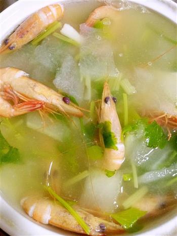 海虾毛冬瓜汤怎么做，海虾毛冬瓜汤怎么做好吃，海虾毛冬瓜汤做法