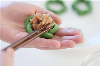 豇豆花环肉丸 宝宝辅食微课堂怎么做，豇豆花环肉丸 宝宝辅食微课堂怎么做好吃，豇豆花环肉丸 宝宝辅食微课堂做法